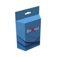 Trapezformet æske med vedhæng